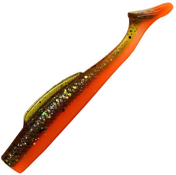 

Приманка силиконовая (мягкая) Виброхвост KOSADAKA WEEDLESS MINNOW (WM-065-DM/2,6"/DM), Коричневый;красный