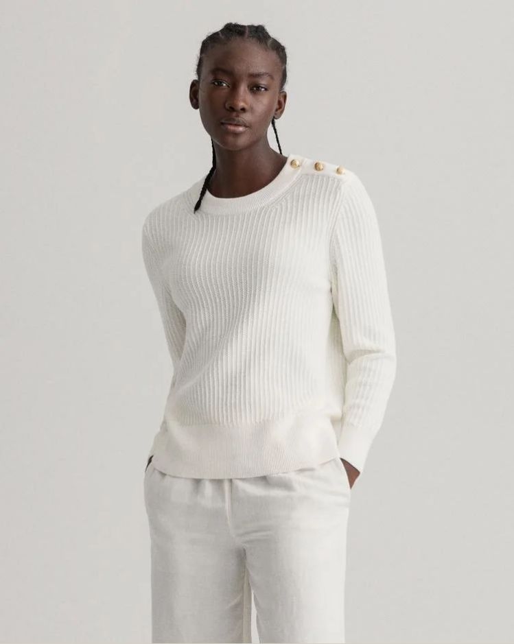

Джемпер женский GANT 4804131 белый XXL, 4804131