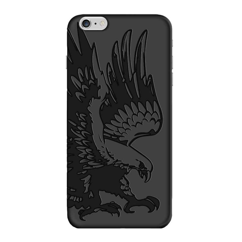 

Чехол Deppa Art Case Black орел для Apple iPhone 6 Plus + защитная пленка, Черный, Art Case