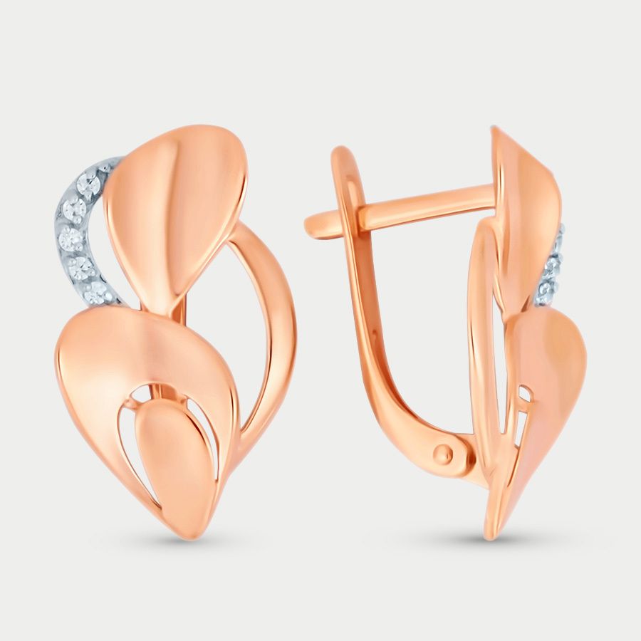 

Серьги из золота с фианитом GOLD CENTER 014582-1102, 014582-1102