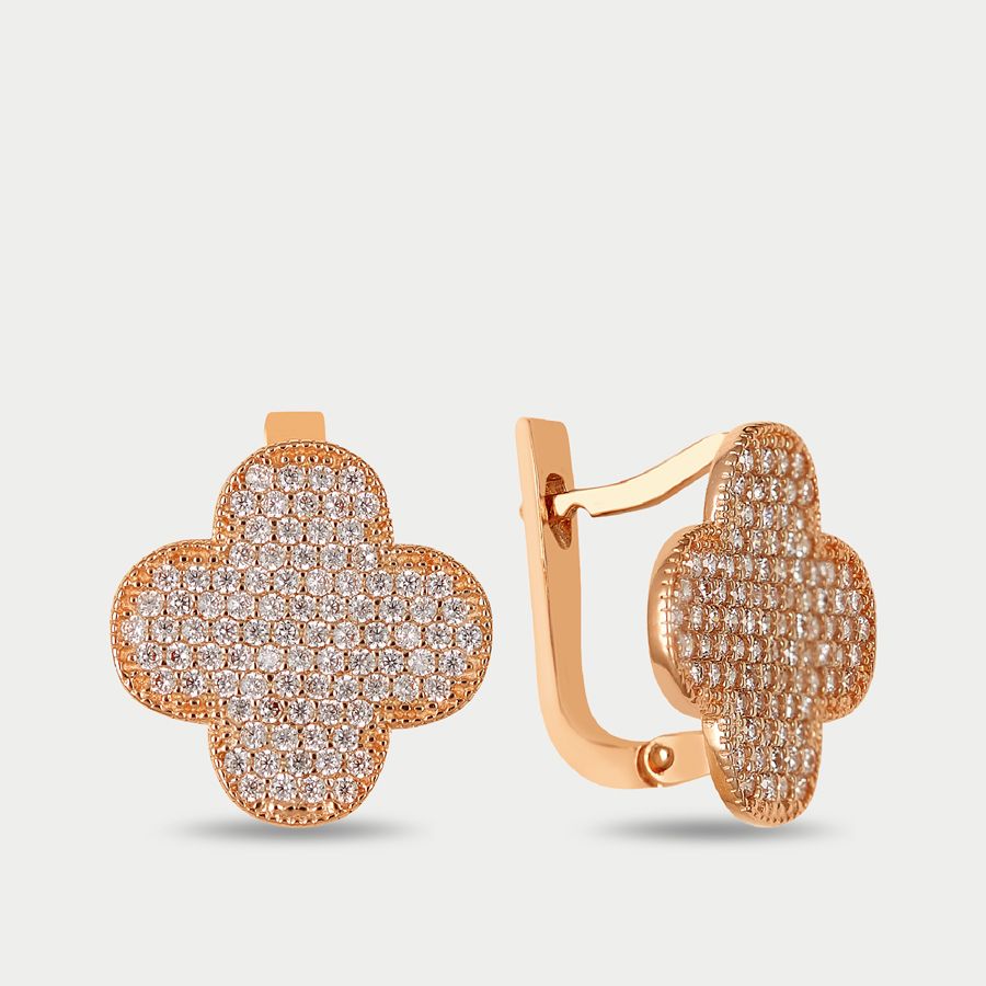 

Серьги из золота с фианитом GOLD CENTER 73494, 73494