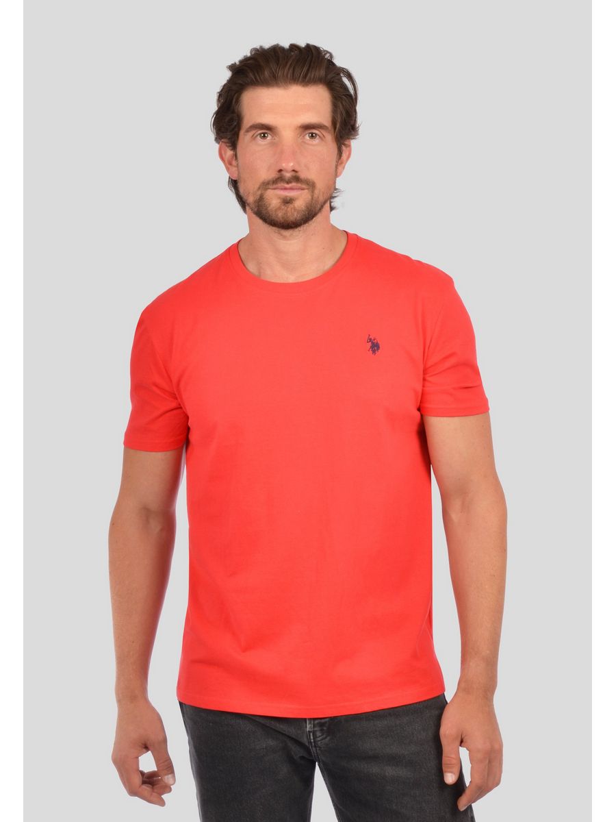 

Футболка мужская U.S. POLO Assn. US222O01G красная 2XL, Красный, US222O01G