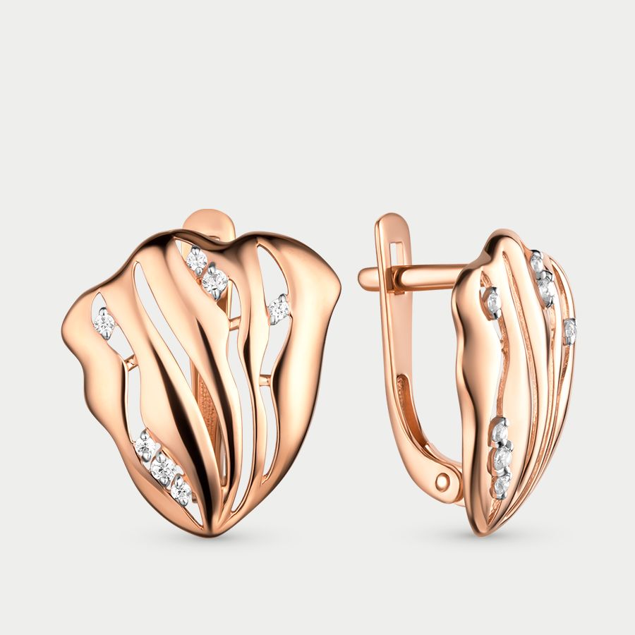 

Серьги из золота с фианитом GOLD CENTER 019632-1102, 019632-1102