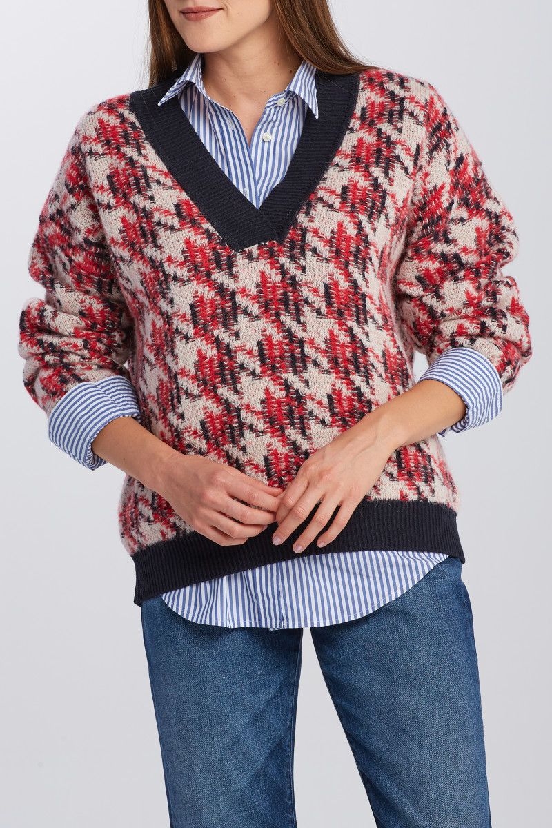 

Пуловер женский GANT 4802083 разноцветный L, 4802083