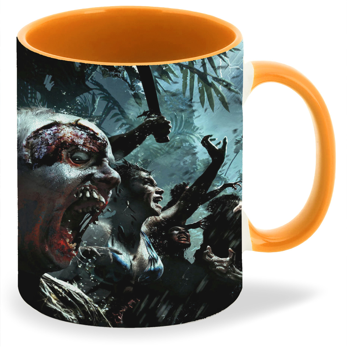 

Кружка CoolPodarok dead island riptide Зомби Молнии, dead island riptide Зомби Молнии