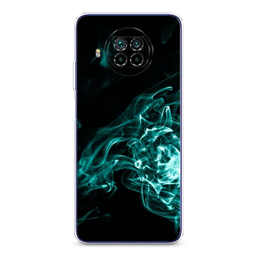 

Чехол на Xiaomi Mi 10T Lite "Дым", Голубой;черный, 39150-3