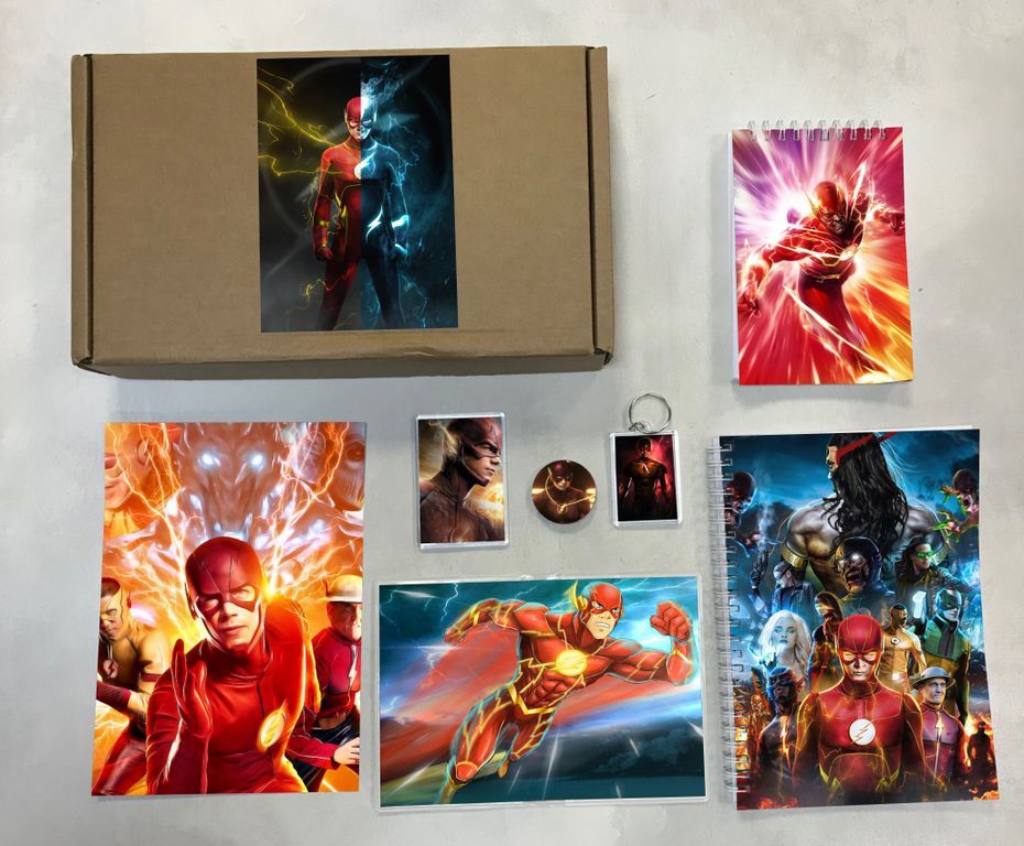 

Бокс с подарком Флэш, The Flash - 8, 53734598-1, 7 предметов