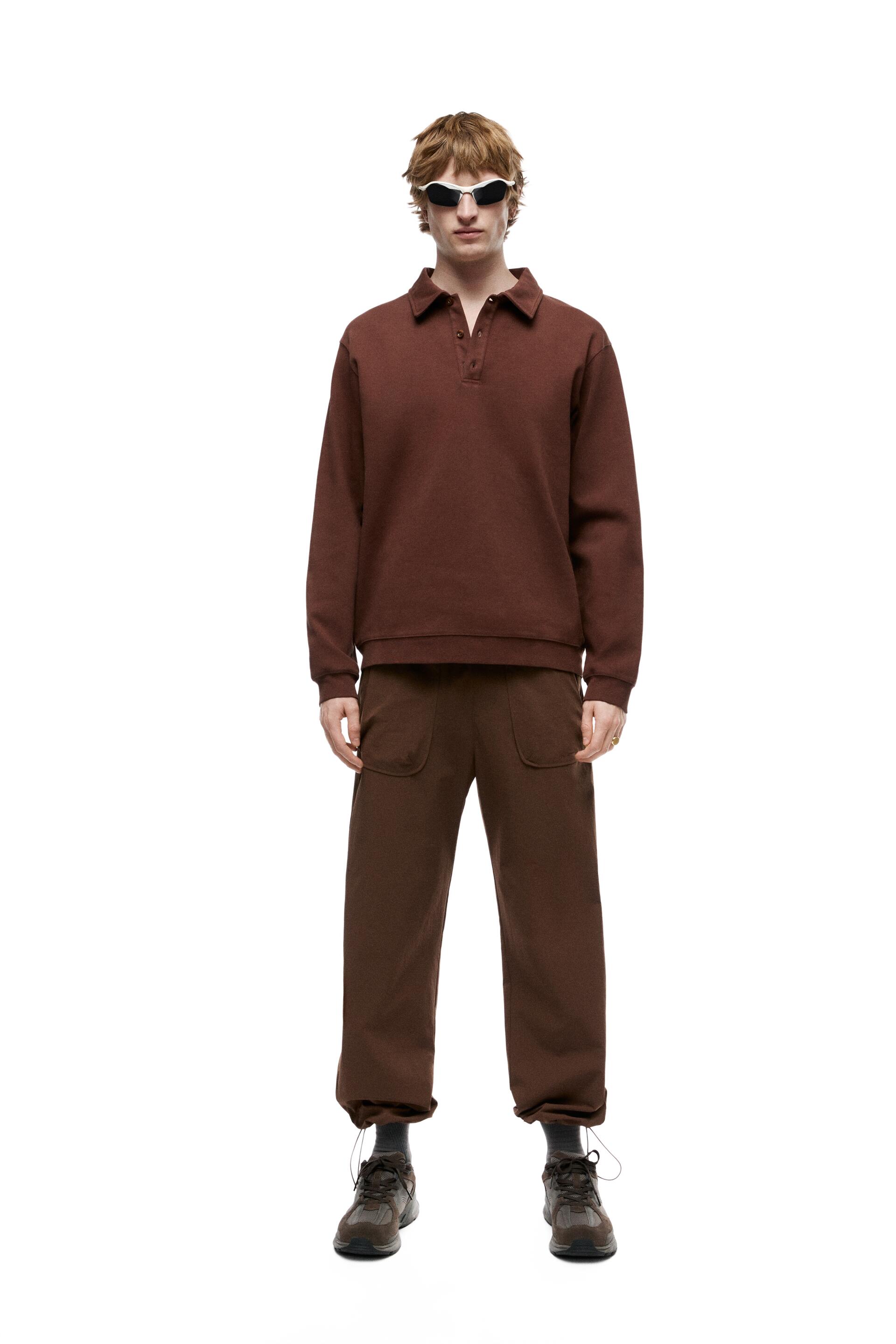 

Свитшот мужской ZARA 02795350 коричневый L (доставка из-за рубежа), 02795350