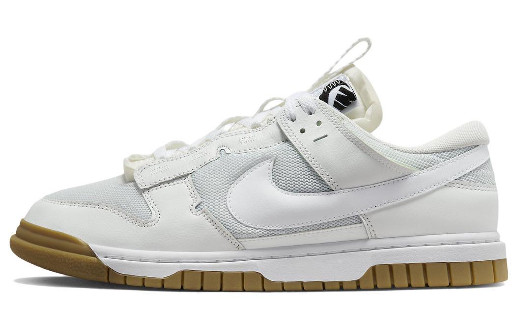 

Кеды унисекс Nike Air Dunk Jumbo Remastered White Gum белые 38.5 EU, Белый, Air Dunk Jumbo Remastered White Gum