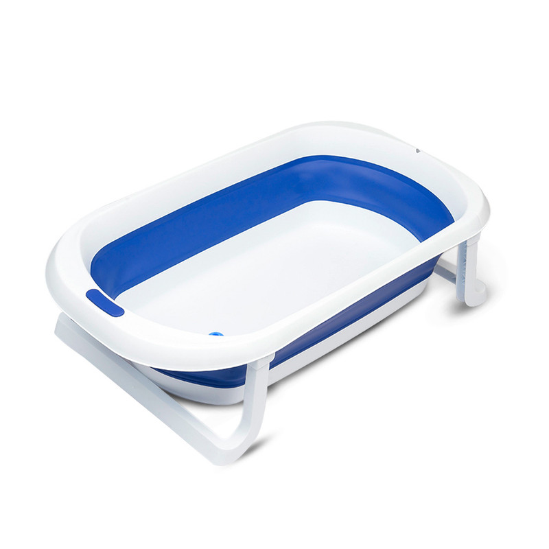 Детская складная ванночка Solmax для купания новорожденных, синий ZV97030