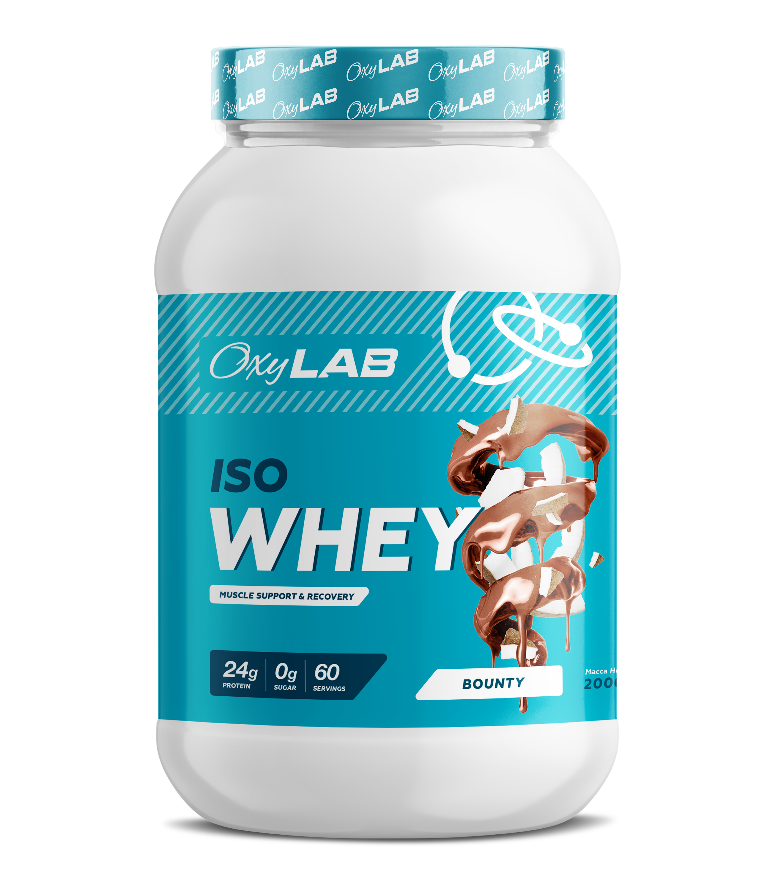 Сывороточный изолят OxyLab Iso Whey 2000 гр, со вкусом баунти