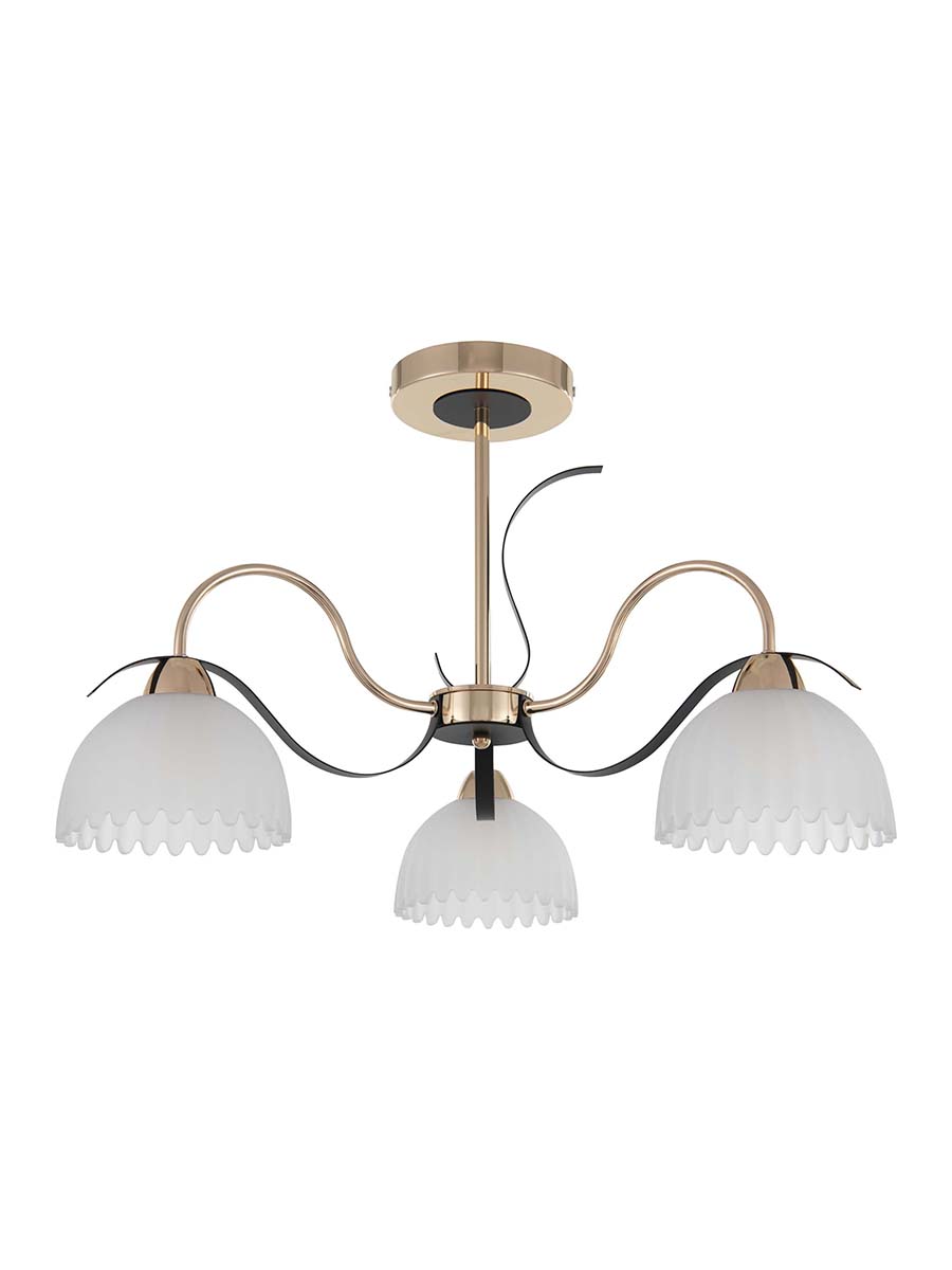 

Люстра на штанге Arte Perfetto Luce 3332.7148.3.FG.BK 3хE27х40W