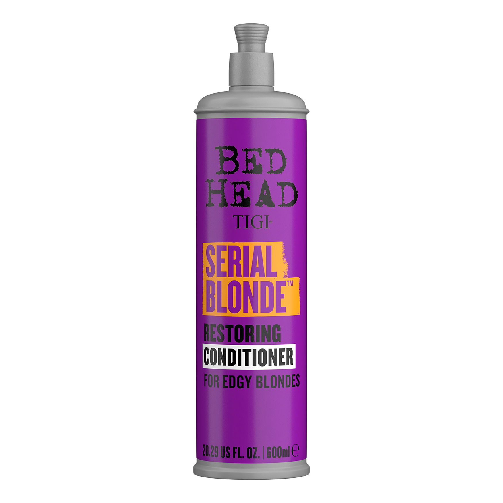 Шампунь Tigi Bed Head Serial Blonde Restoring Shampoo для блондинок, 600 мл восстанавливающий шампунь для блондинок tigi bed head serial blonde 400 мл