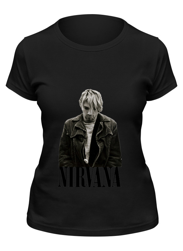 

Футболка женская Printio Nirvana kurt cobain черная 2XL, Черный, Nirvana kurt cobain