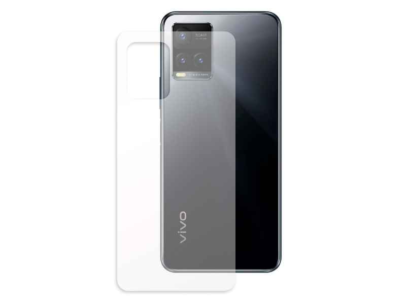 

Гибридное защитное стекло Krutoff для Vivo Y33s задняя сторона 217735, Vivo Y33s