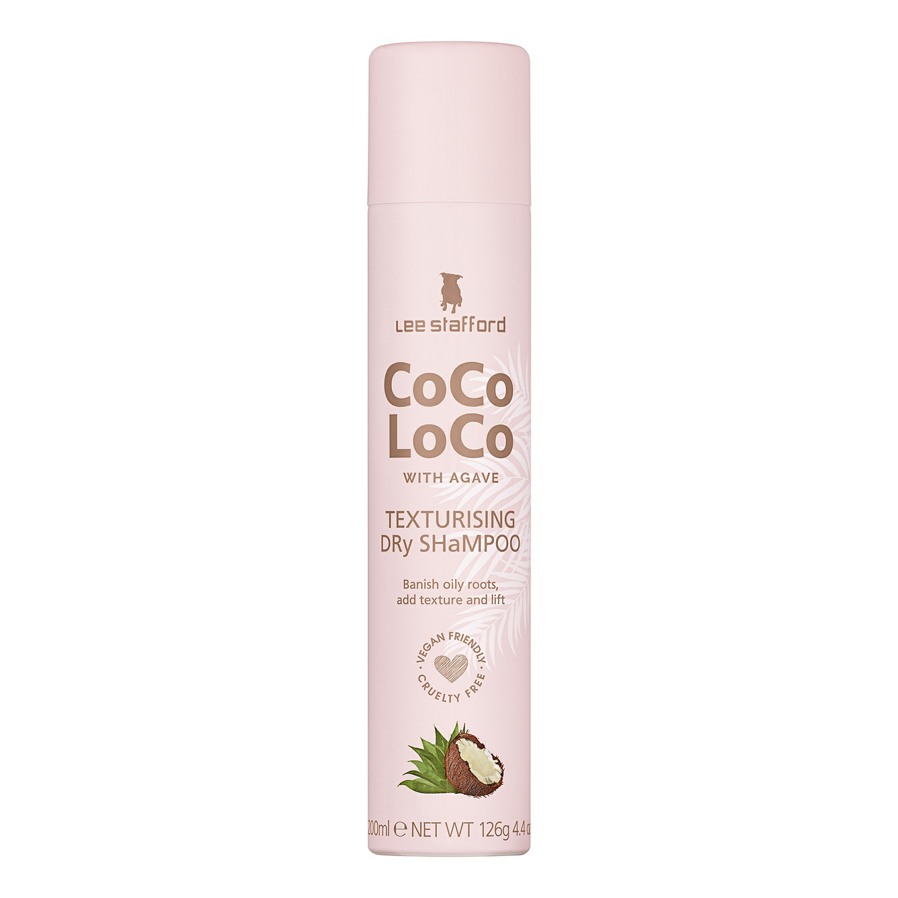 Сухой шампунь Lee Stafford Coco Loco With Agave Texturising Dry Shampoo для волос, 200 г