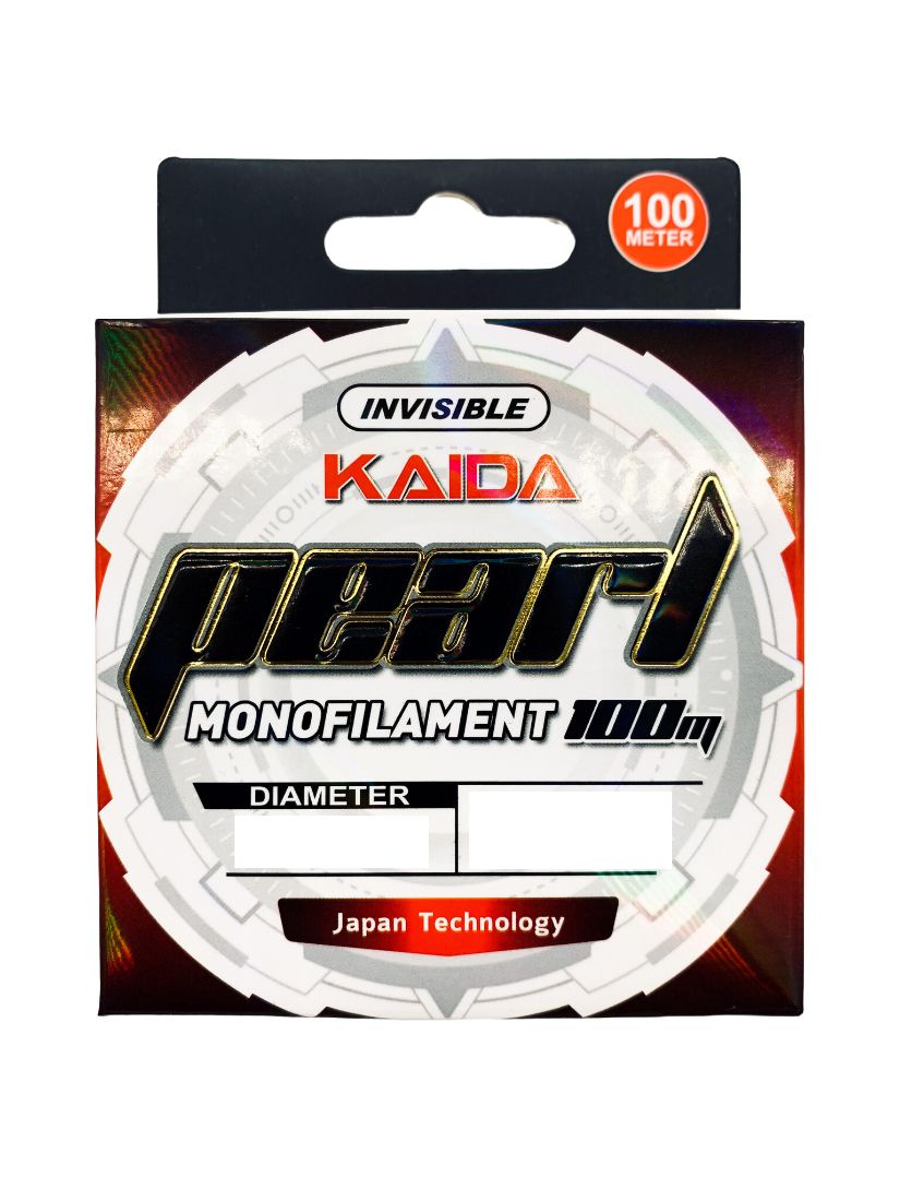 

Леска Kaida PEARL 100м 0.30мм 10.26кг 22.62lb, Прозрачный