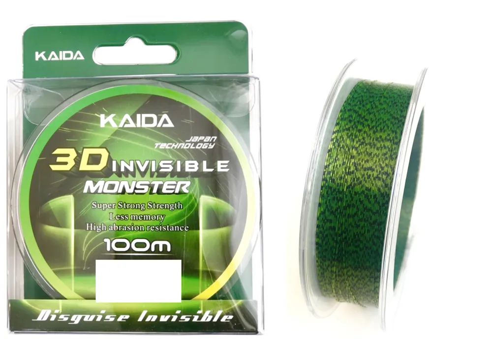 

Леска Kaida 3D Invisible Monster 100м 0.28мм 11.8кг 25.9lb