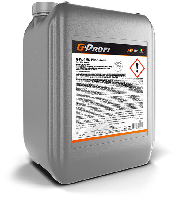 

Моторное масло GAZPROMNEFT G-Profi MSI Plus 15W40 20л