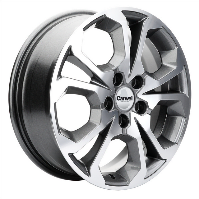 

Колесный диск Carwel Шира 1711 (AGR) 6.5xR17 ET33 5*108 D60.1, Серый