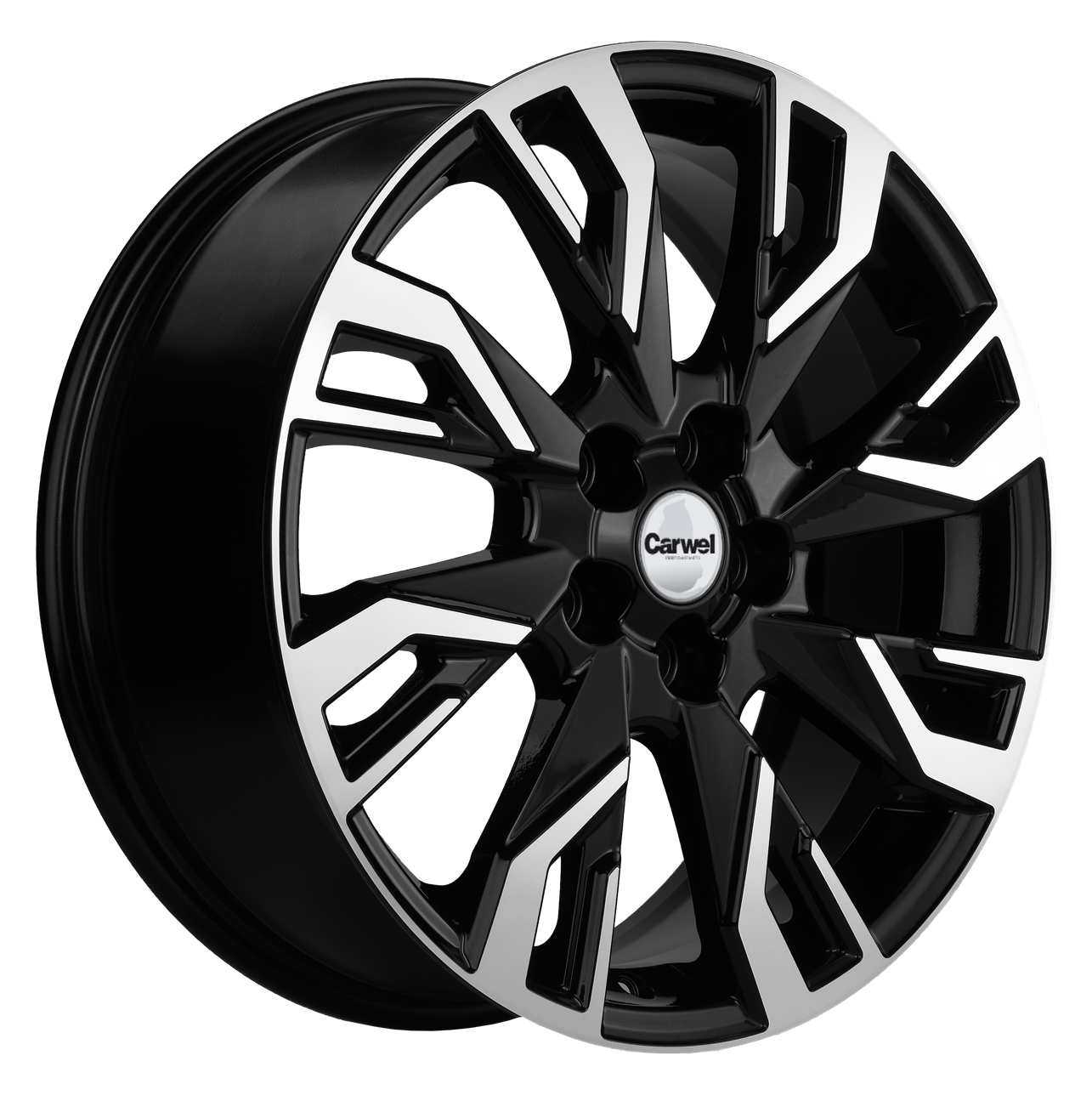 

Колесный диск Carwel Чеко 1809 (ABT) 7.0xR18 ET40 5*108 D60.1, Черный