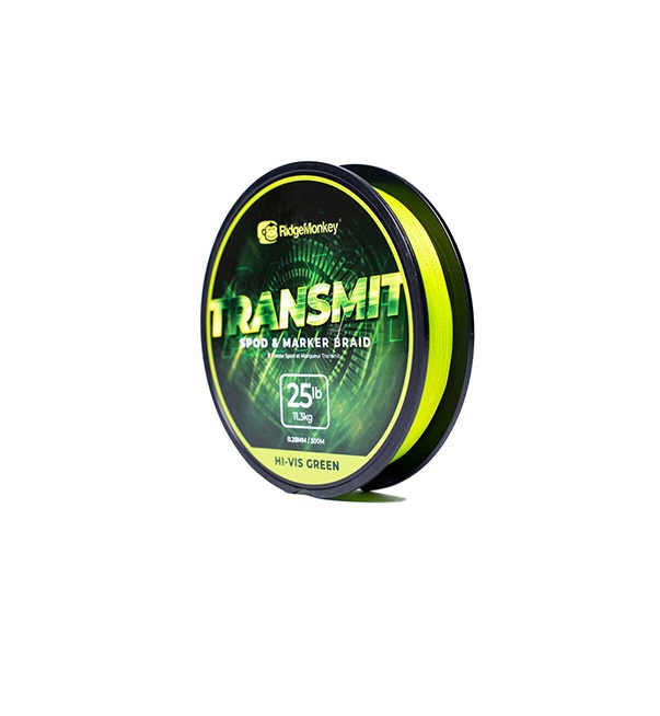 

Шнур сподовый Ridge Monkey Transmit Spod and Marker Braid 300m 25lb 11,3kg Hi-Vis Green