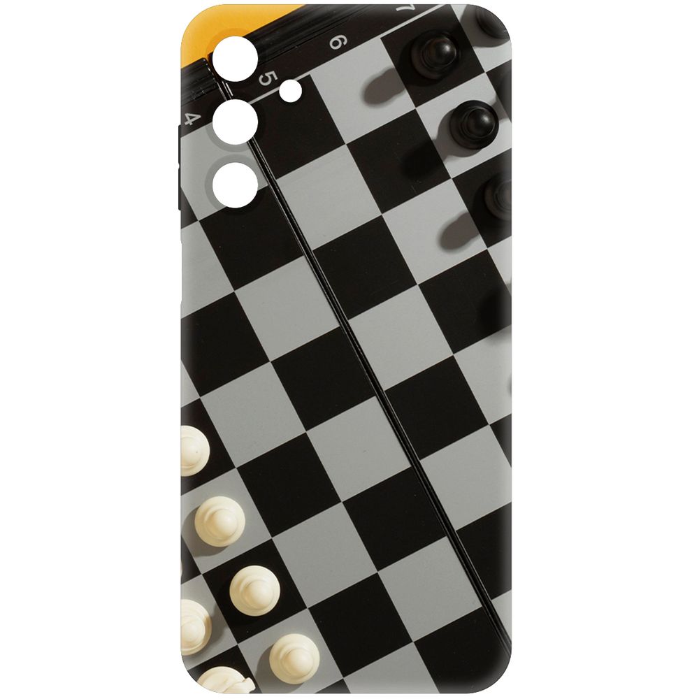 

Чехол-накладка Krutoff Soft Case Шахматы для Samsung Galaxy A15 4G (A155) черный