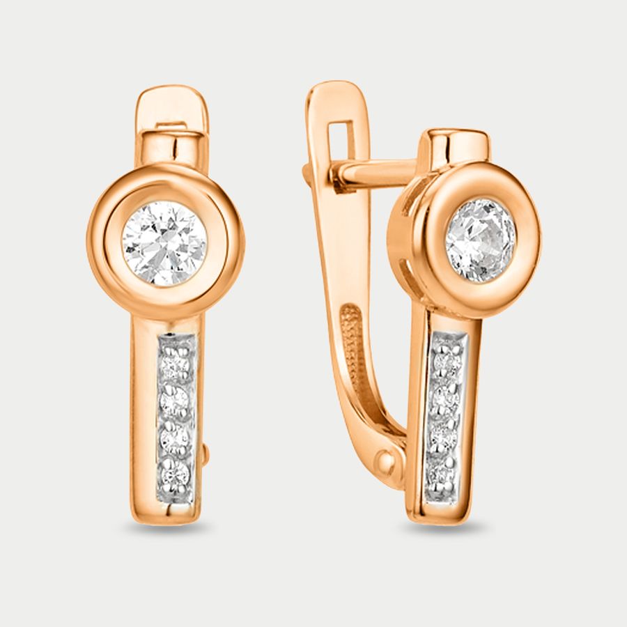

Серьги из золота с фианитом GOLD CENTER 019052-1282, 019052-1282