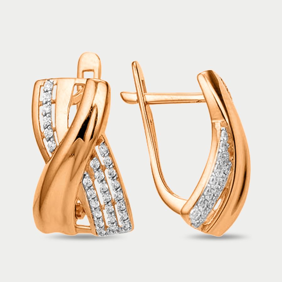 

Серьги из золота с фианитом GOLD CENTER 40063500, 40063500