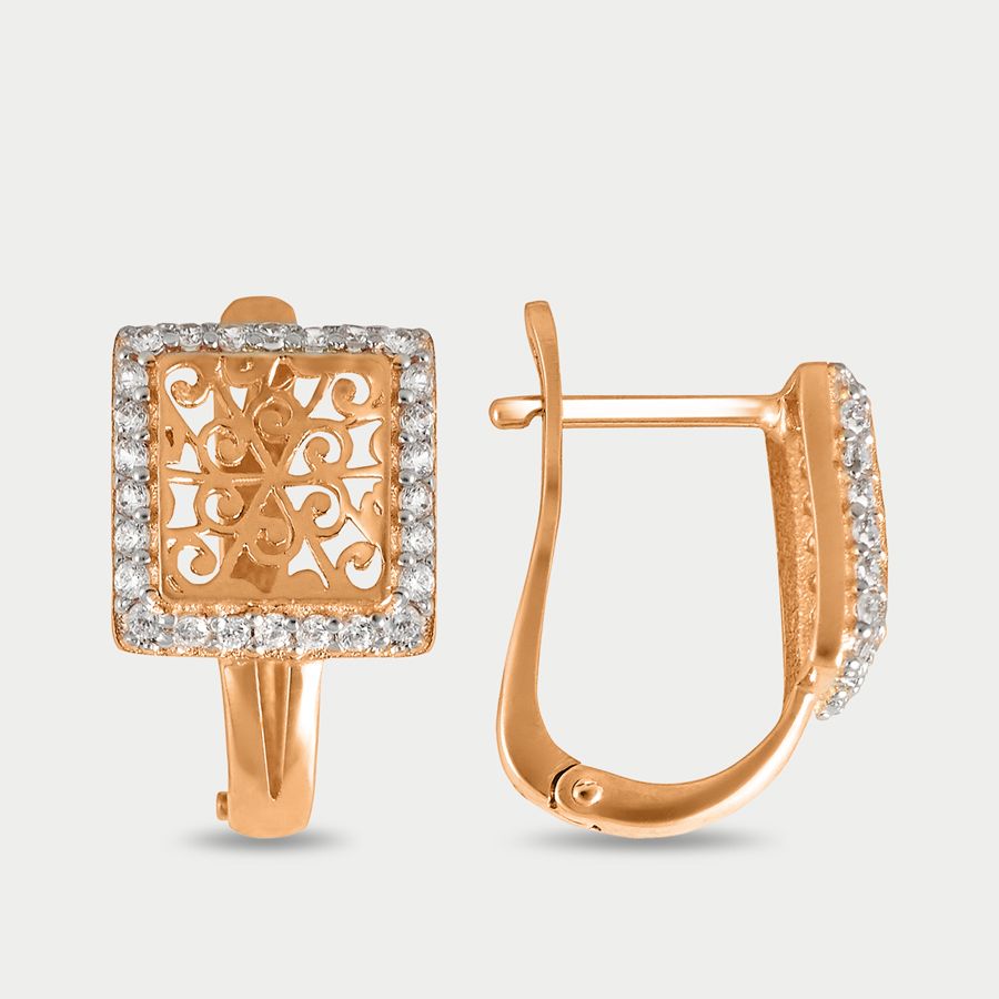 

Серьги из золота с фианитом GOLD CENTER 73545, 73545