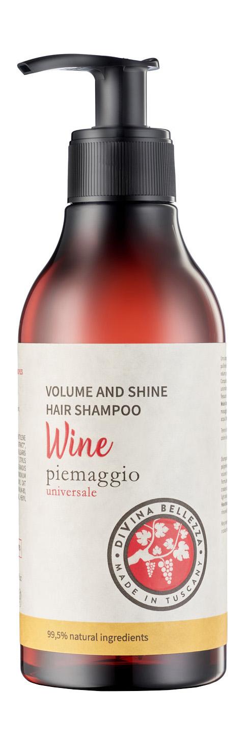 Купить Шампунь Divina Bellezza Volume and Shine Hair Shampoo для объема и сияния волос, 300 мл