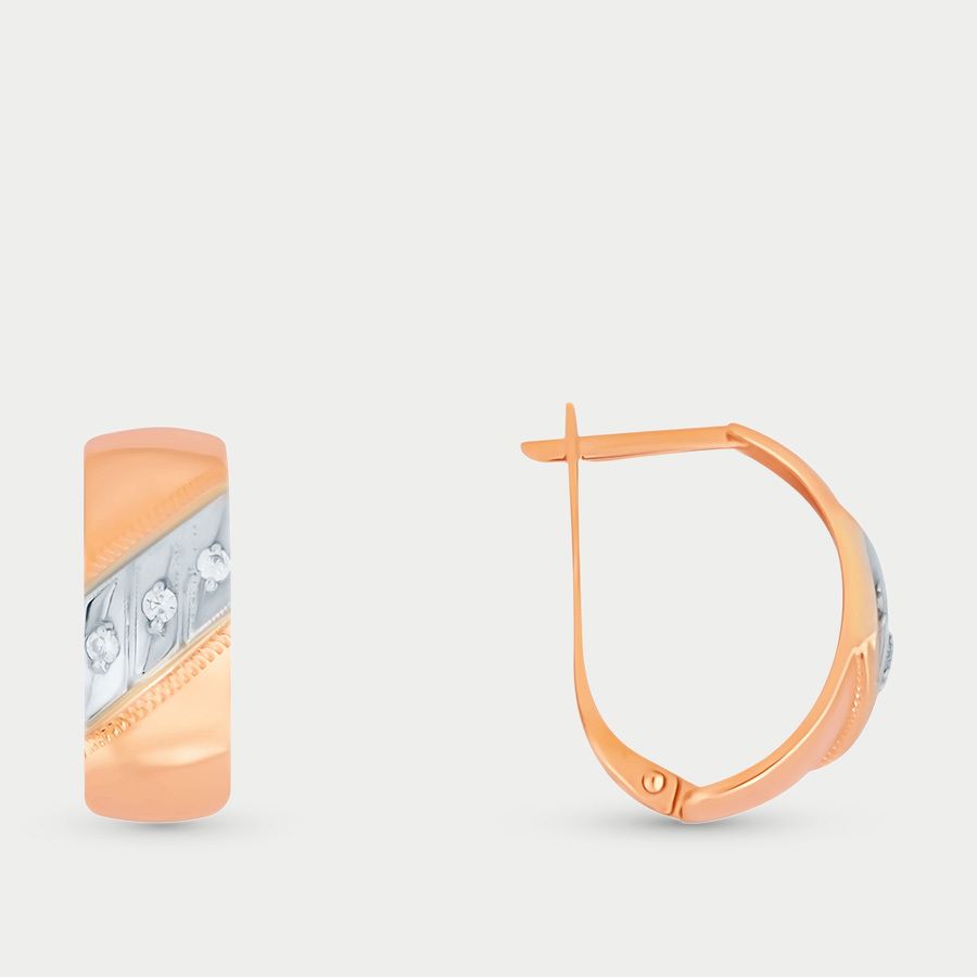 

Серьги из золота с фианитом GOLD CENTER 73011, 73011
