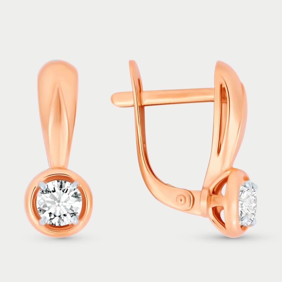 

Серьги из золота с фианитом GOLD CENTER 011522-1102, 011522-1102