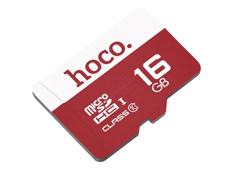 Карта памяти 16Gb - Hoco Micro Secure Digital Class 10 Red 6957531085805 (Оригинальная!)