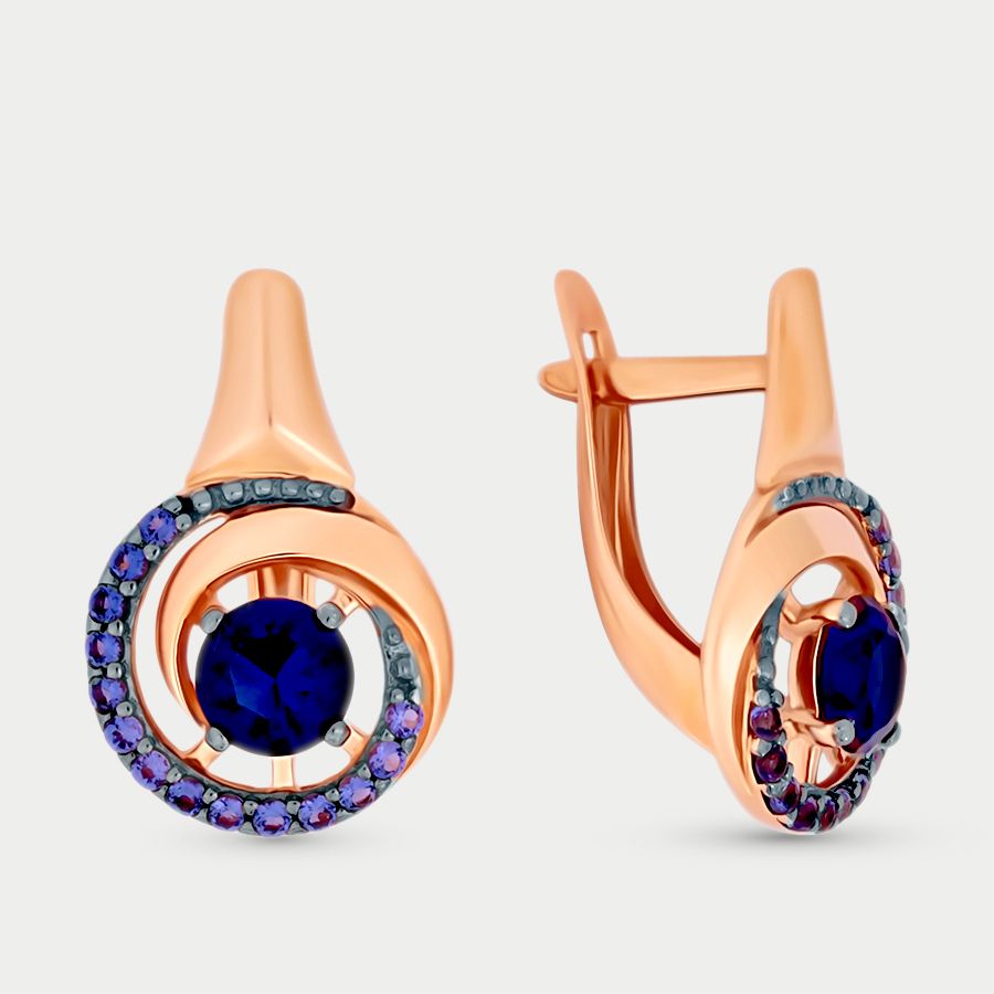 

Серьги из золота с фианитом GOLD CENTER 02-7963, 02-7963