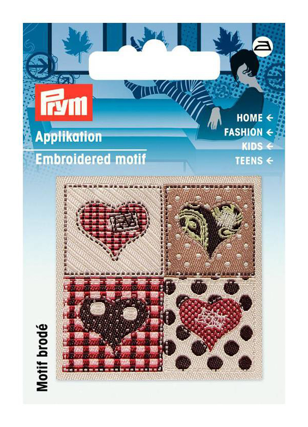

Термоаппликация-эмблема Prym 926049 Handmade - Сердца