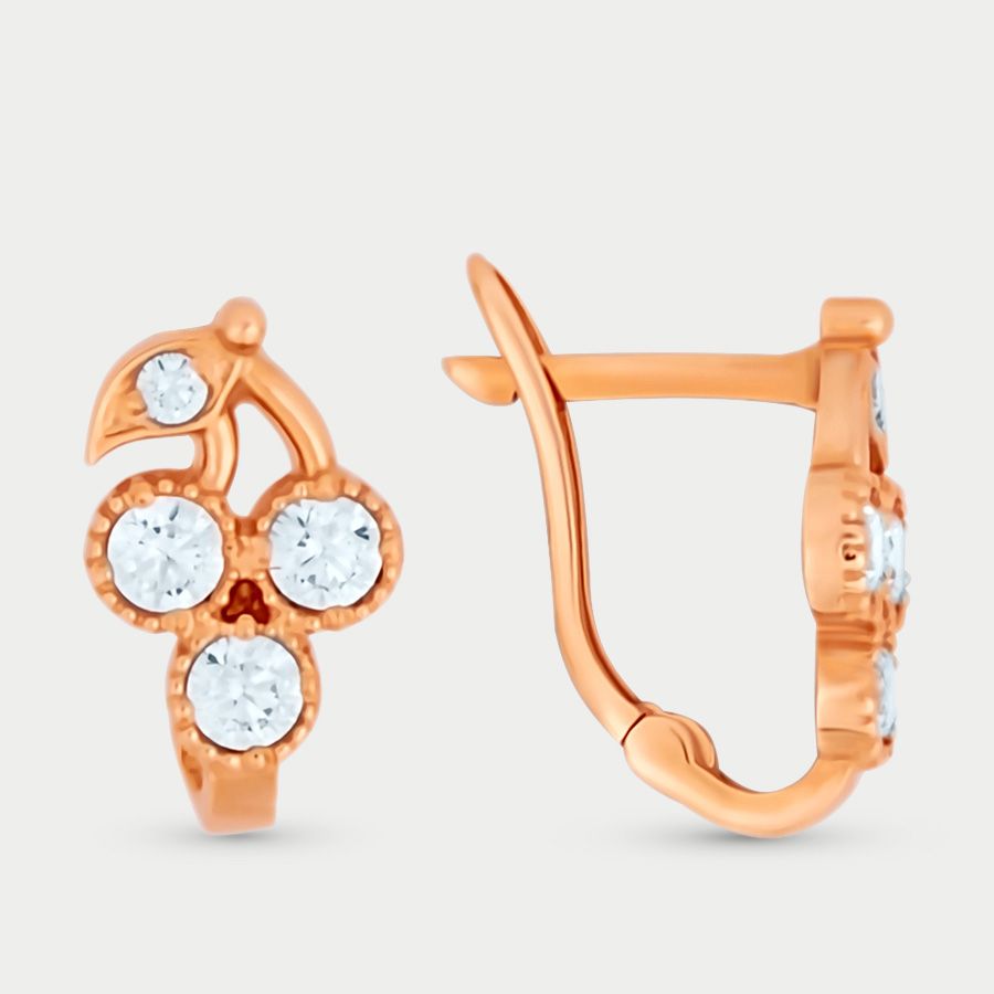 

Серьги из золота с фианитом GOLD CENTER 11265, 11265