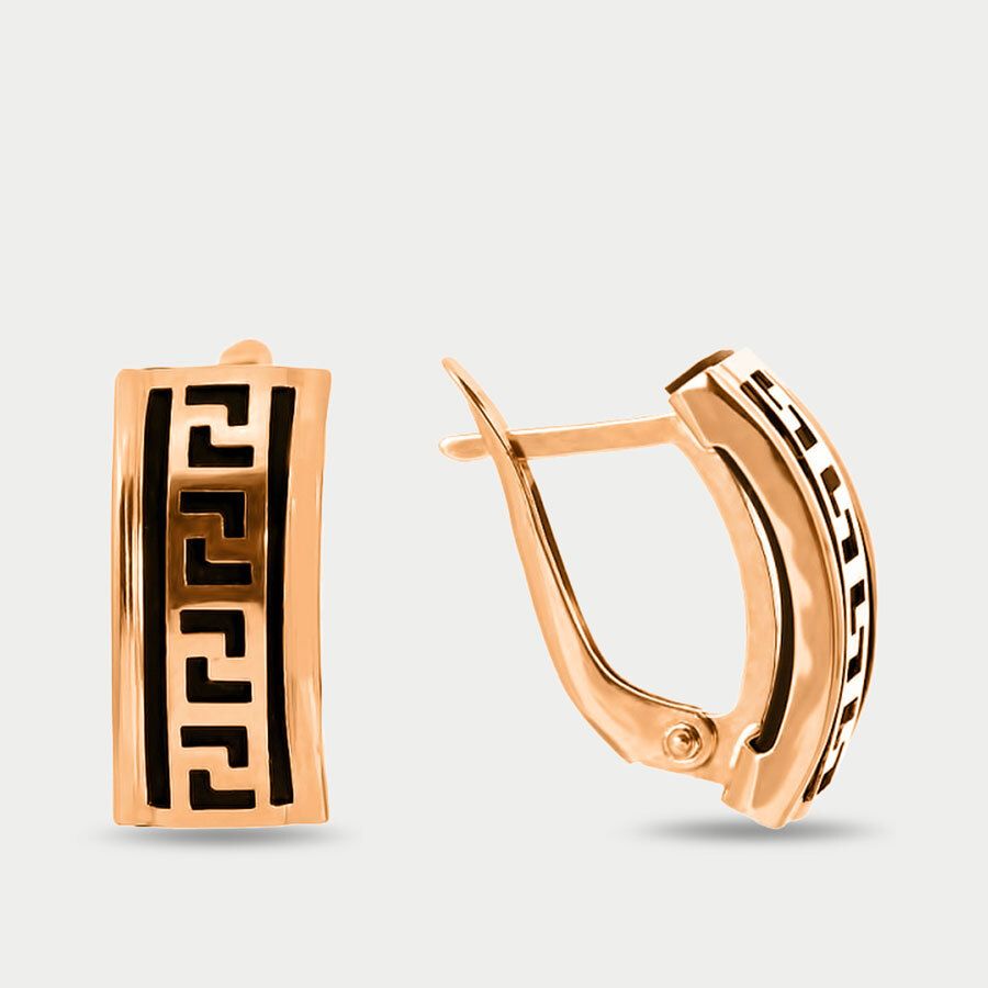 

Серьги из золота с каучуком GOLD CENTER 02294К, 02294К