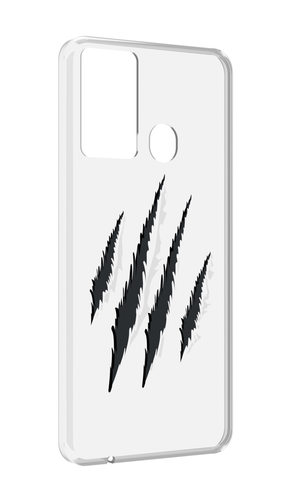 

Чехол MyPads след-когтей для Itel P37/Itel Vision 2S, Прозрачный, Tocco