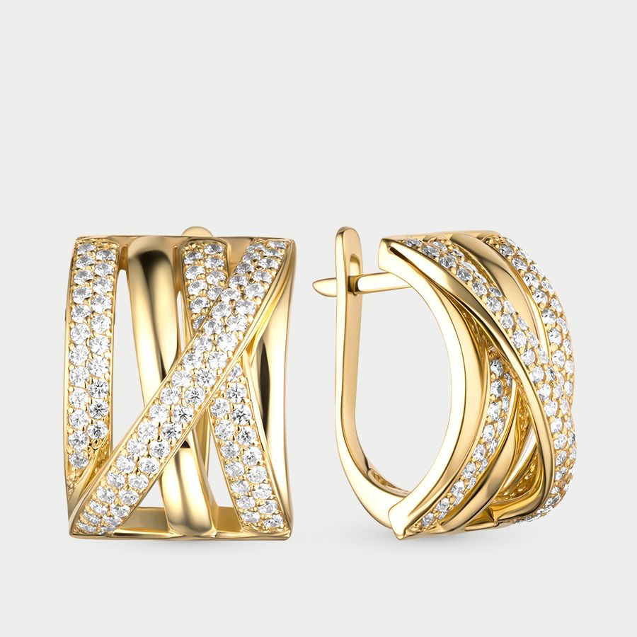

Серьги из золота с фианитом GOLD CENTER С1253-5401, С1253-5401