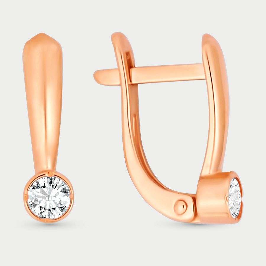 

Серьги из золота с фианитом GOLD CENTER 1202496, 1202496