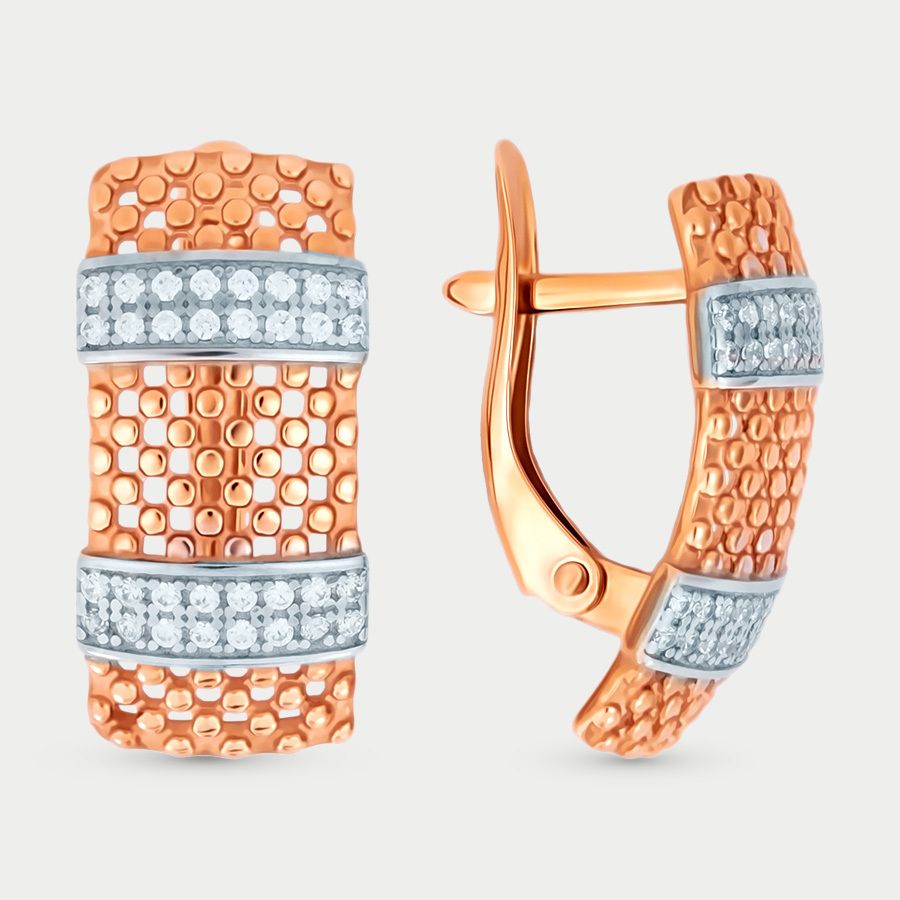 

Серьги из золота с фианитом GOLD CENTER 20924, 20924
