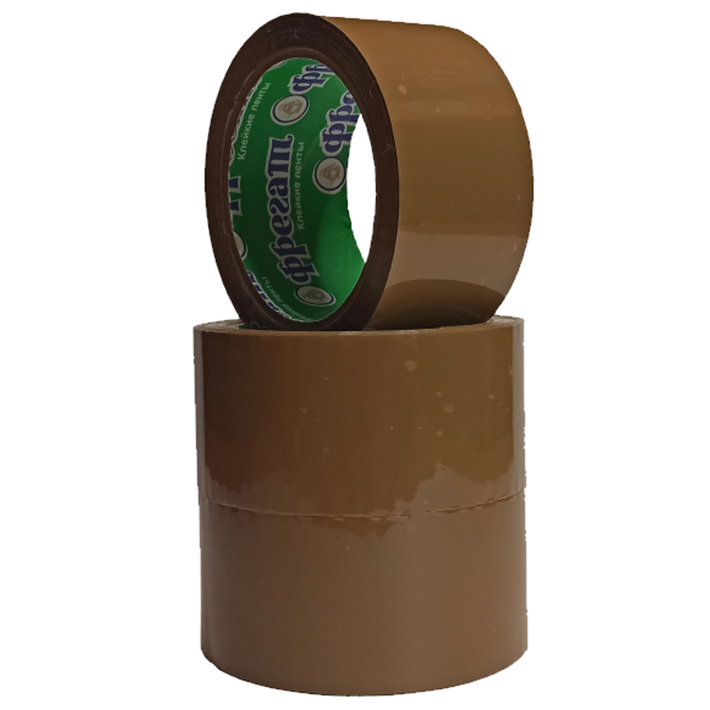 

Клейкая лента Фрегат 48мм х 66м, 43мкм, коричневый, 3 шт