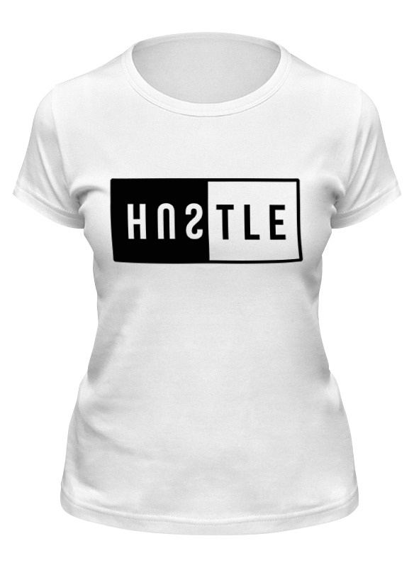 

Футболка женская Printio Хасл (hustle) белая S, Белый, Хасл (hustle)