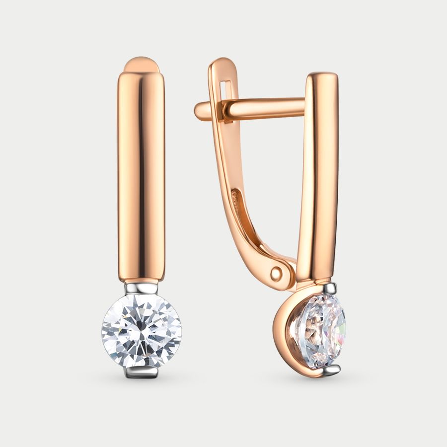 

Серьги из золота с фианитом GOLD CENTER 023262-1102, 023262-1102