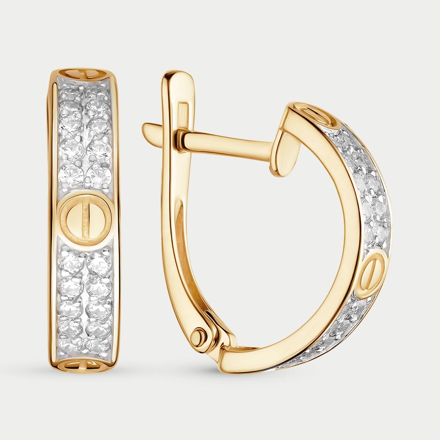 

Серьги из золота с фианитом GOLD CENTER С4864л, С4864л