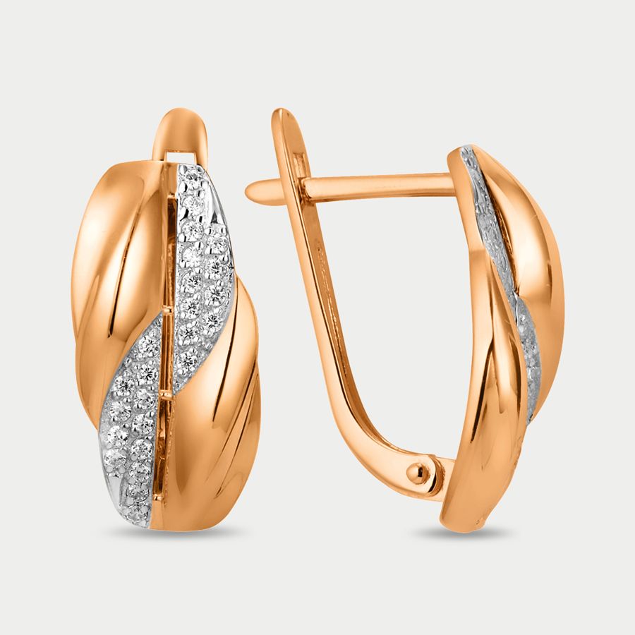 

Серьги из золота с фианитом GOLD CENTER 40187600, 40187600