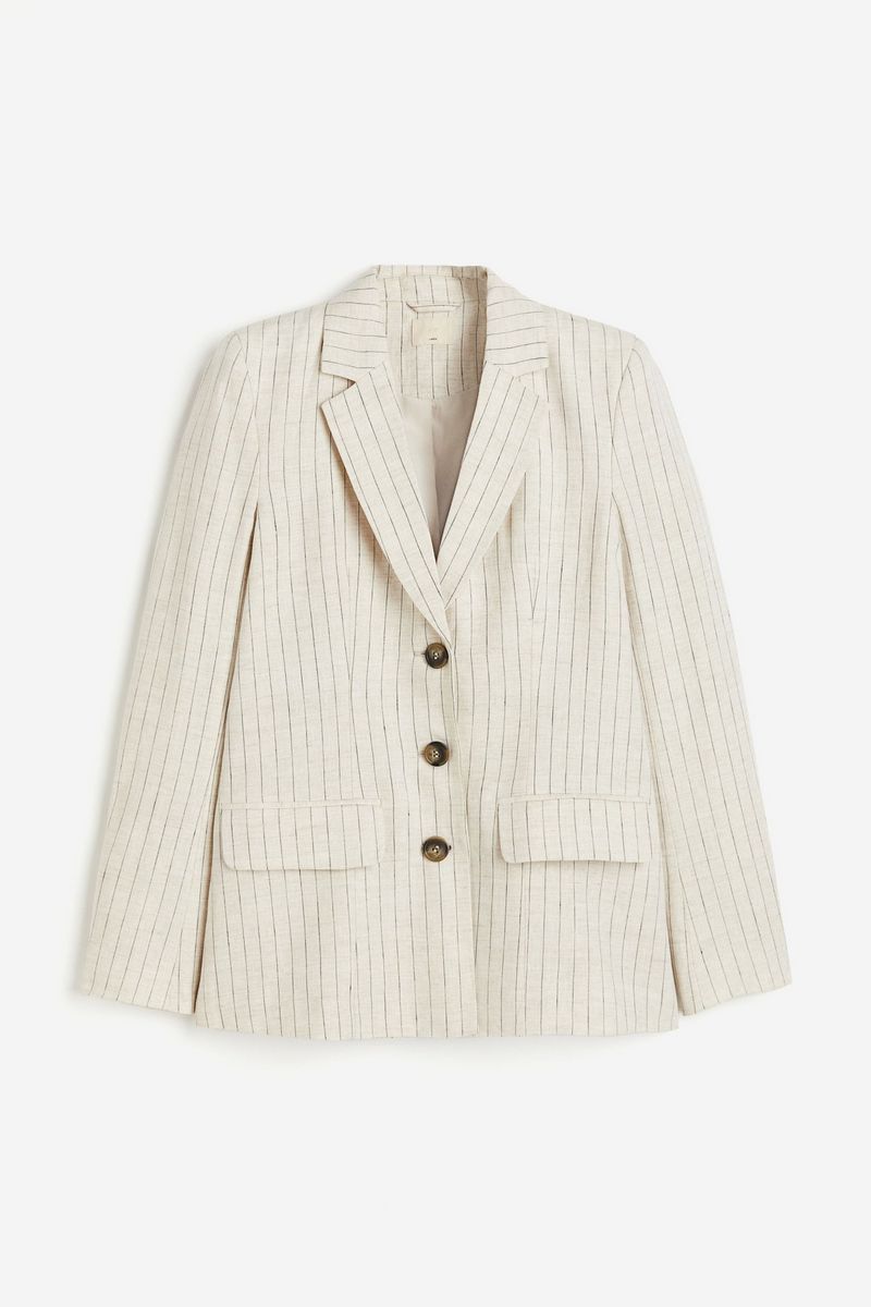 

Пиджак женский H&M 1224248 бежевый 44 EU, 1224248