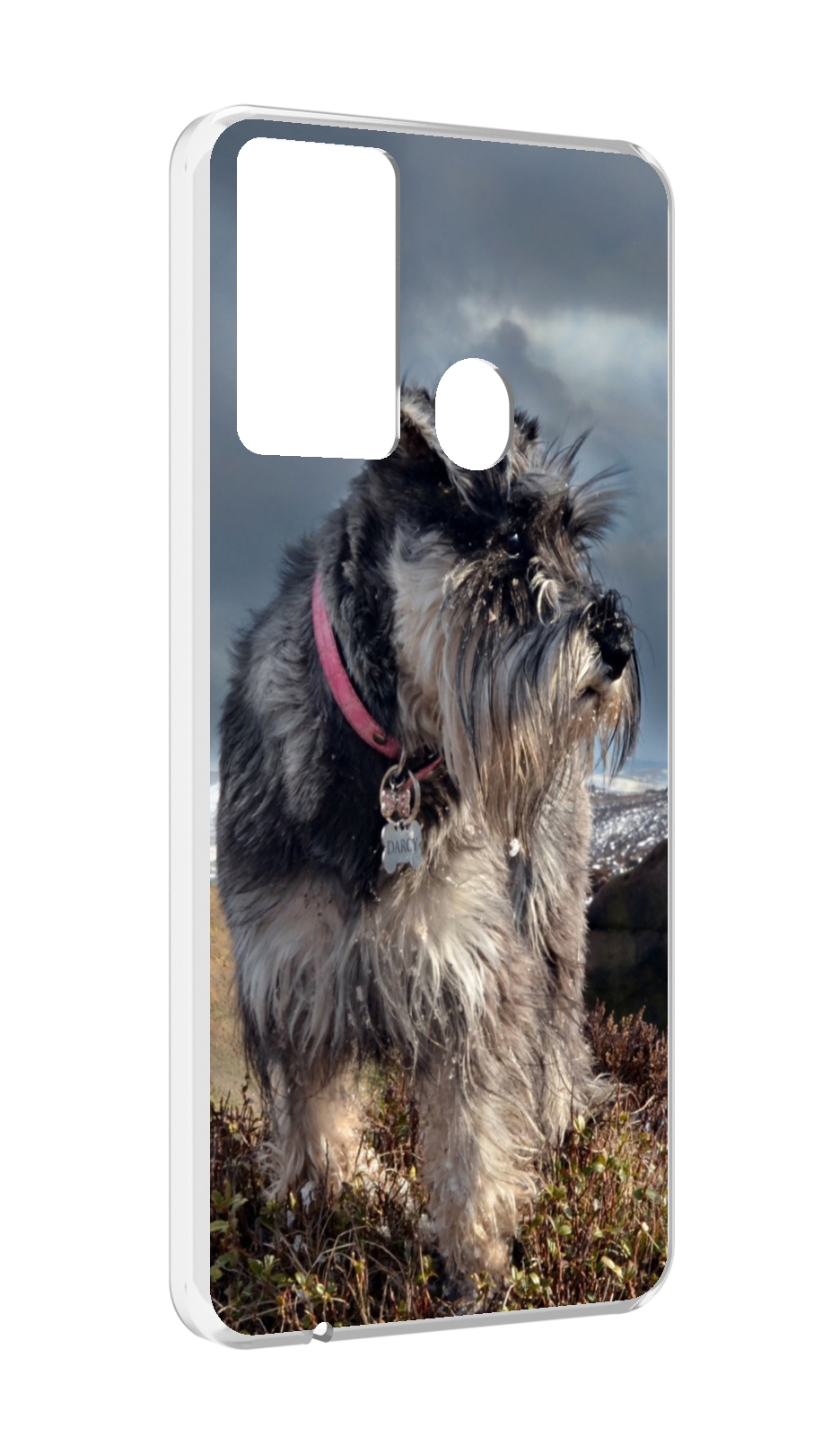 

Чехол MyPads ризеншнауцер 2 для Itel P37/Itel Vision 2S, Прозрачный, Tocco