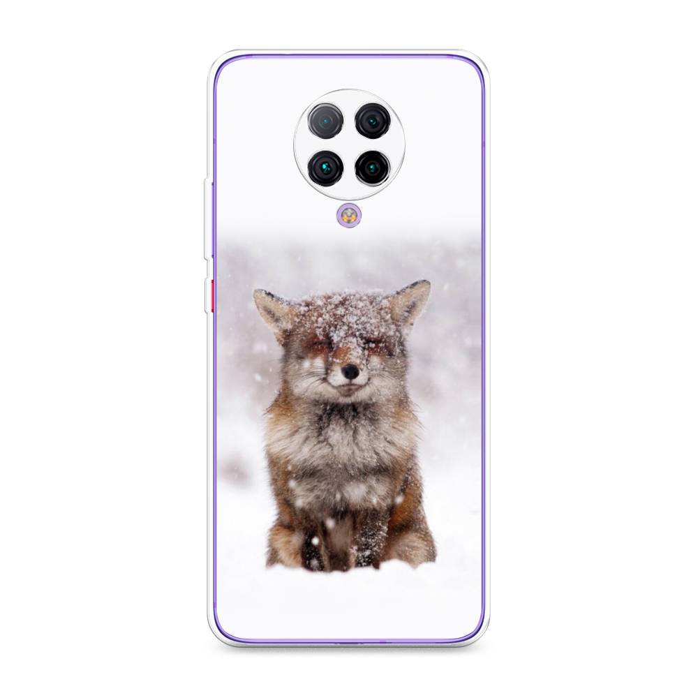

Чехол на Xiaomi Redmi K30 Pro/Poco F2 Pro "Зимняя лиса", Белый;серый;коричневый, 38850-1